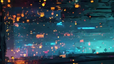 Digital control screen integrated with UI pulses and HUD signals Stock-Footage 309545627