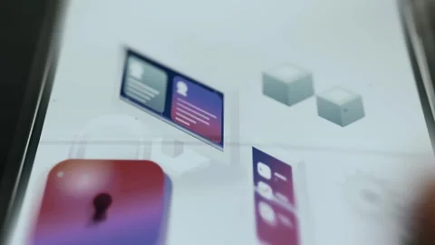 Digital Control Screen Showing Personal Data Protection - Digital Angle Stock Footage 336999248