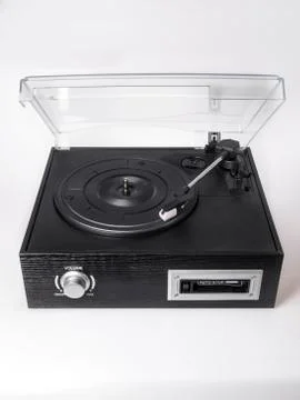 Digital converter record player Stock Photos