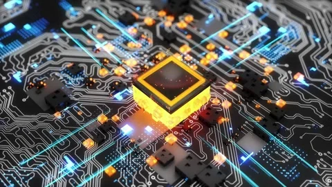 Digital Core Ignition Stock Footage 309840557