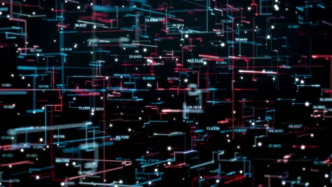 Digital Corner Structure Stock Footage 197037177