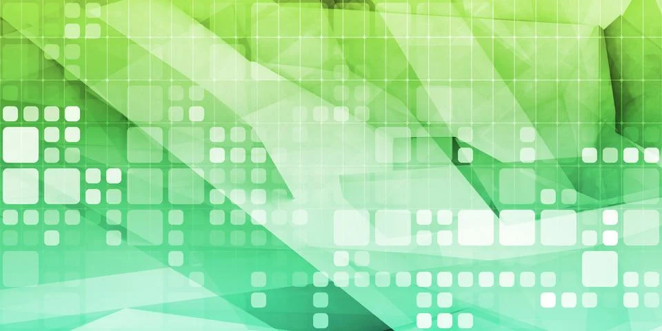 Digital Corridor Stock Illustration