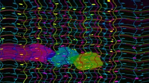 Digital Corruption Effect 4K — Glitch Overlay Seamless Loop Stock Footage 329678344