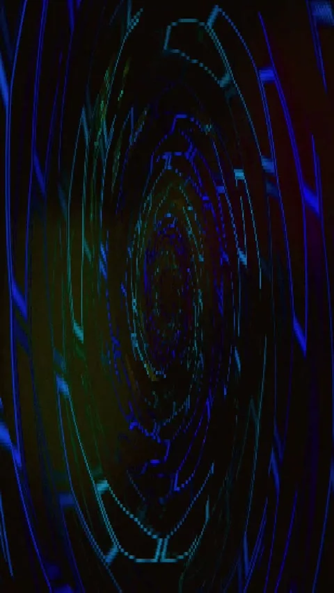 Digital Corruption Overlay Vertical Stock Footage 331075750