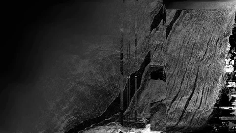 Digital corruption.seamless animation of pixel sorting glitch effect for Stock Footage 84838248