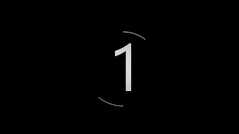 Digital Count down 2 Stock Footage 269315207