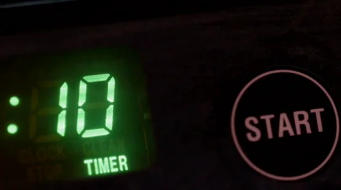 Digital countdown 01 Stock Footage 705803