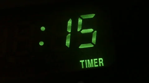 Digital countdown 02 Stock Footage 705820