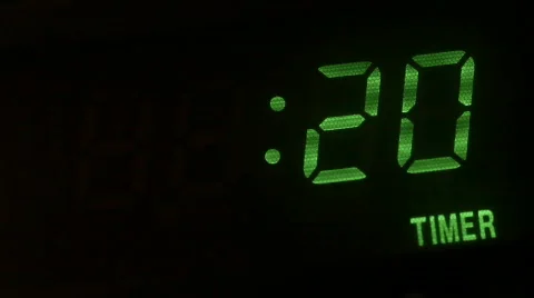 Digital countdown 03 Stock Footage 705823