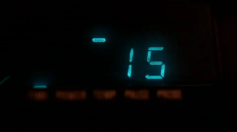 Digital countdown 04 Stock Footage 705826