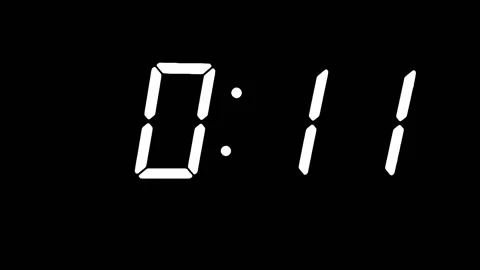 Digital countdown on an electronic scoreboard. Stock-Footage 180638957