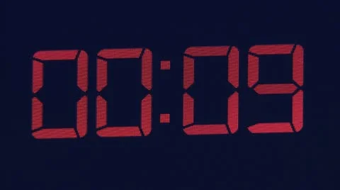 DIGITAL COUNTDOWN Stock-Footage 10572208