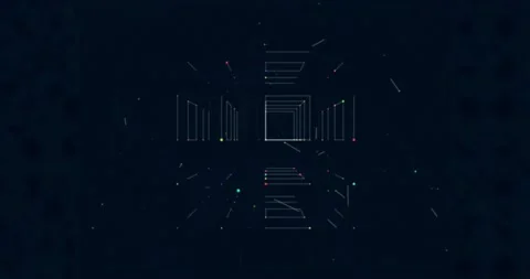 Digital Countdown Number Animation Stock Footage 144121495