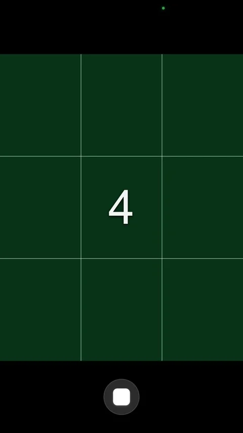 Digital countdown sequence on green background for video production. 4K Stock Footage 340514736