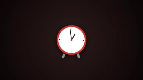 Digital countdown timer counting down from ten seconds Stock-Footage 346430925