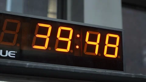 A Digital Countdown Timer is an essential tool used within a Fitness Environment Stock Footage 314576650