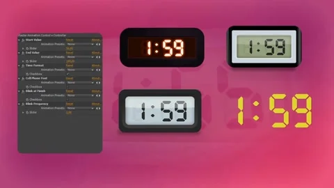 Digital Counter Stock After Effects