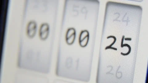 Digital Counter 099 Each Number Separate Stock Footage Video (100%  Royalty-free) 7499044