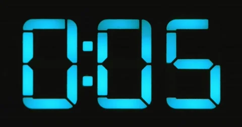 Digital counter counting 1 to 20 closeup footage Video stock 152647556