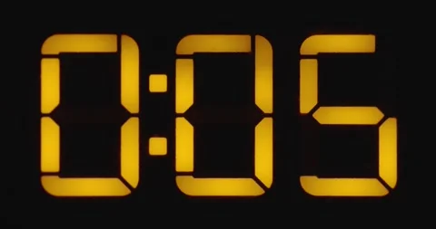 Digital counter counting 1 to 20 closeup footage Video stock 155445424
