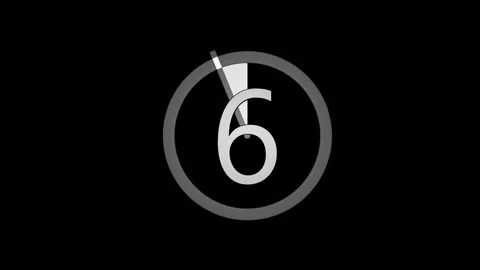 Digital counter one Stock Footage 269315206