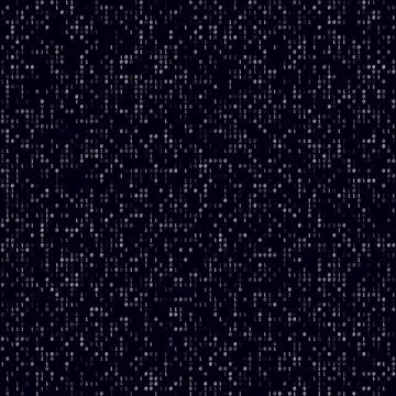 Digital cover. White sparse binary background. Big sized seamless pattern. .. Stock Illustration