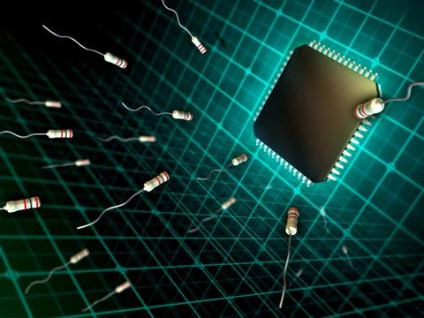 Digital creation Stock Illustration