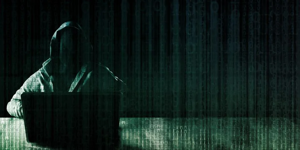 Digital Crime Stock Illustration