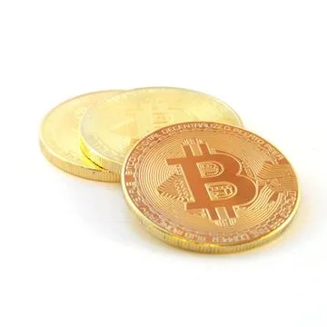 Digital Cryptocurrency Bitcoin Stock Photos