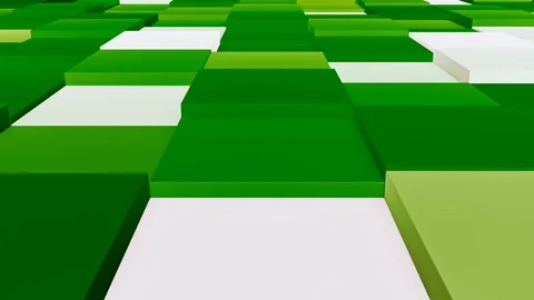 Digital cube abstract background loop Stock Footage 113664365