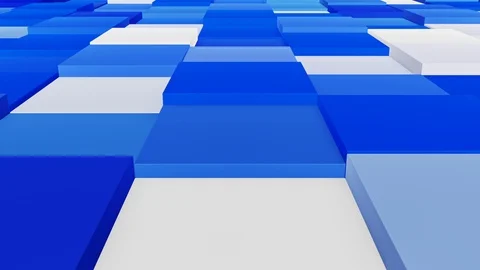 Digital cube abstract background loop Stock Footage 113664375