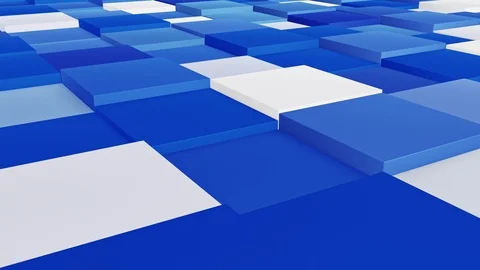 Digital cube abstract background loop Stock Footage 113664836