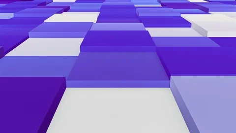 Digital cube abstract background loop Stock Footage 113665634