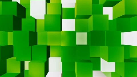 Digital cube abstract background loop Stock Footage 113665636