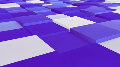 Digital cube abstract background loop Stock Footage 113666051