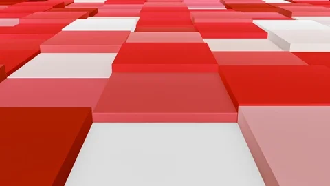 Digital cube abstract background loop Stock Footage 113666080