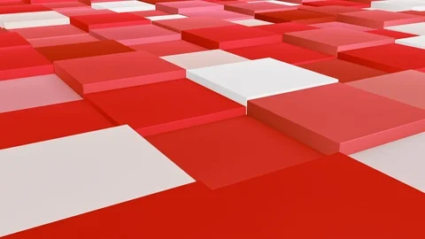 Digital cube abstract background loop Stock Footage 113666474