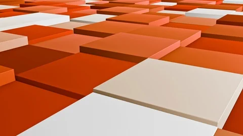 Digital cube abstract background loop Stock Footage 113666519