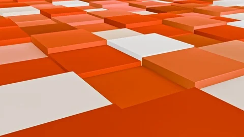 Digital cube abstract background loop Stock Footage 113666646