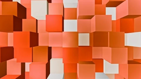 Digital cube abstract background loop Stock Footage 113666704