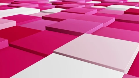 Digital cube abstract background loop Stock Footage 113666964