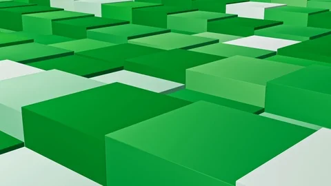 Digital cube abstract background loop Stock Footage 113671370