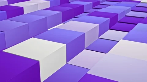 Digital cube abstract background loop Video stock 113671383