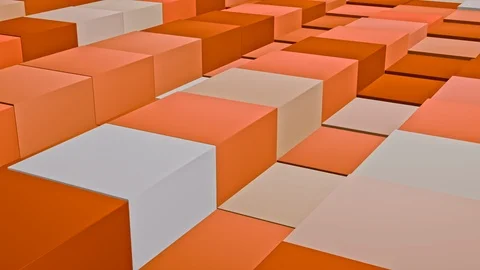 Digital cube abstract background loop Stock Footage 113672891