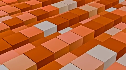 Digital cube abstract background loop Stock Footage 113673467