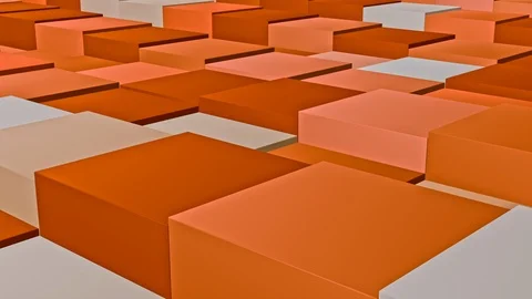 Digital cube abstract background loop Video stock 113673646