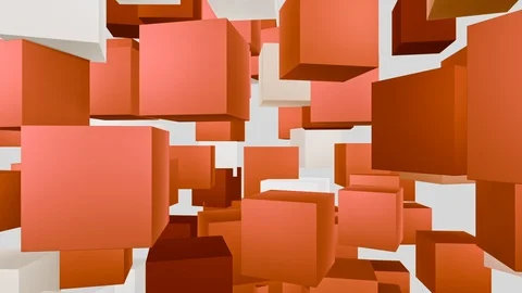 Digital cube rotation abstract background 스톡 동영상 113669543