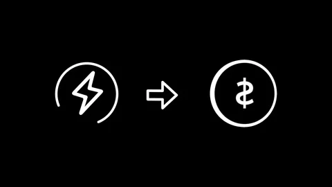 Digital Currency Energy Stock Footage 334237803