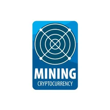 Digital currency mining 스톡 일러스트
