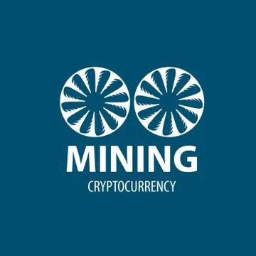 Digital currency mining 스톡 일러스트
